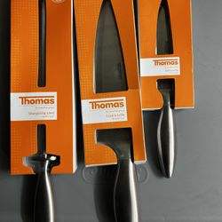 Thomas KOCHMESSER / Cook`s Knife, by Rosenthal Group, Messer,  New 3pcs