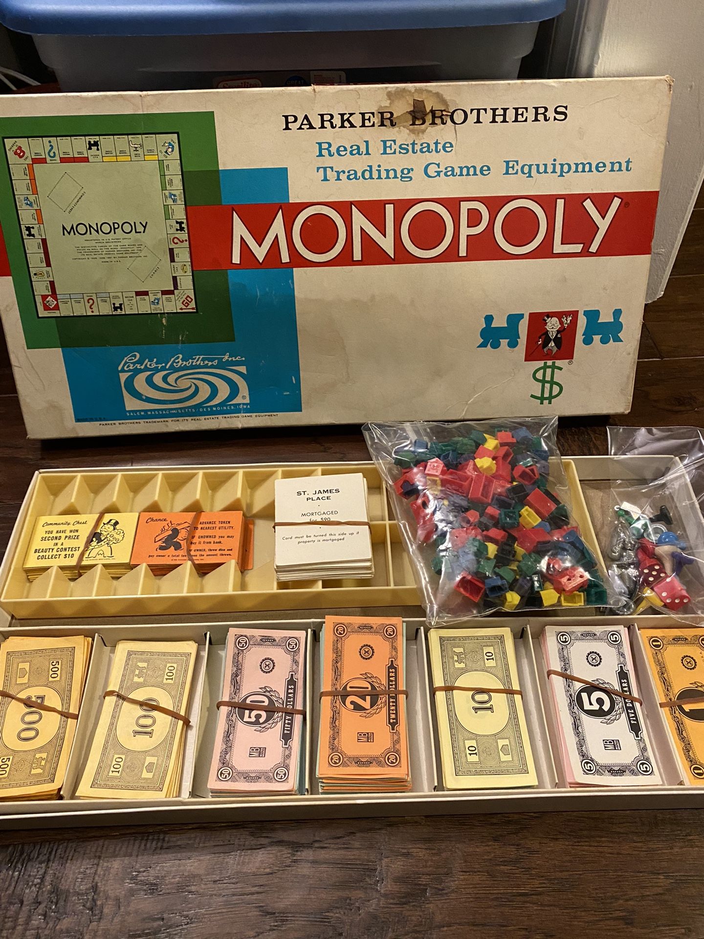 Vintage Monopoly Board Game 1961