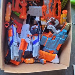 Assorted Nerf Guns 