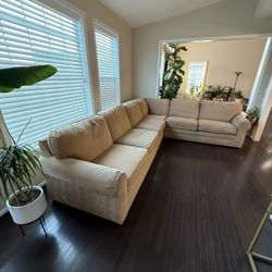 Beige Sectional Sofa
