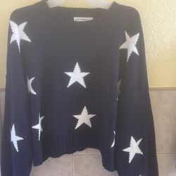 Used Blue STAR Sweater $5