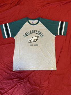 Men’s Vintage Philadelphia Eagles T-Shirt Starter Size XL Gray