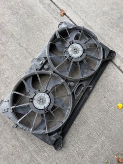 03-06 OEM electric fans and harness
