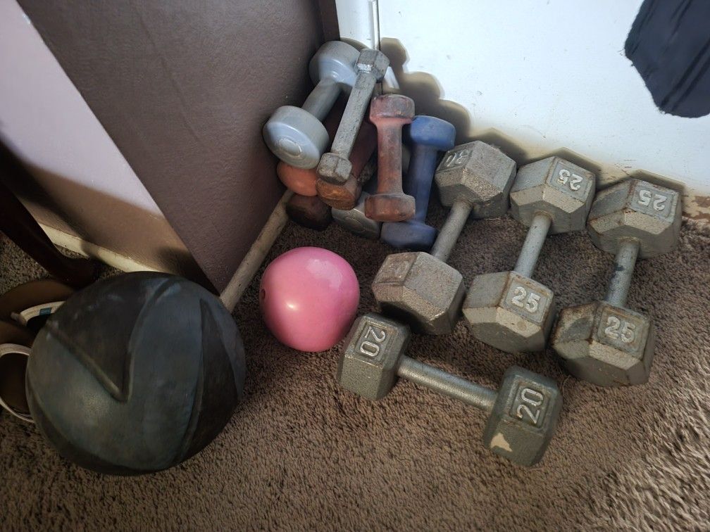 Bench And Weights
