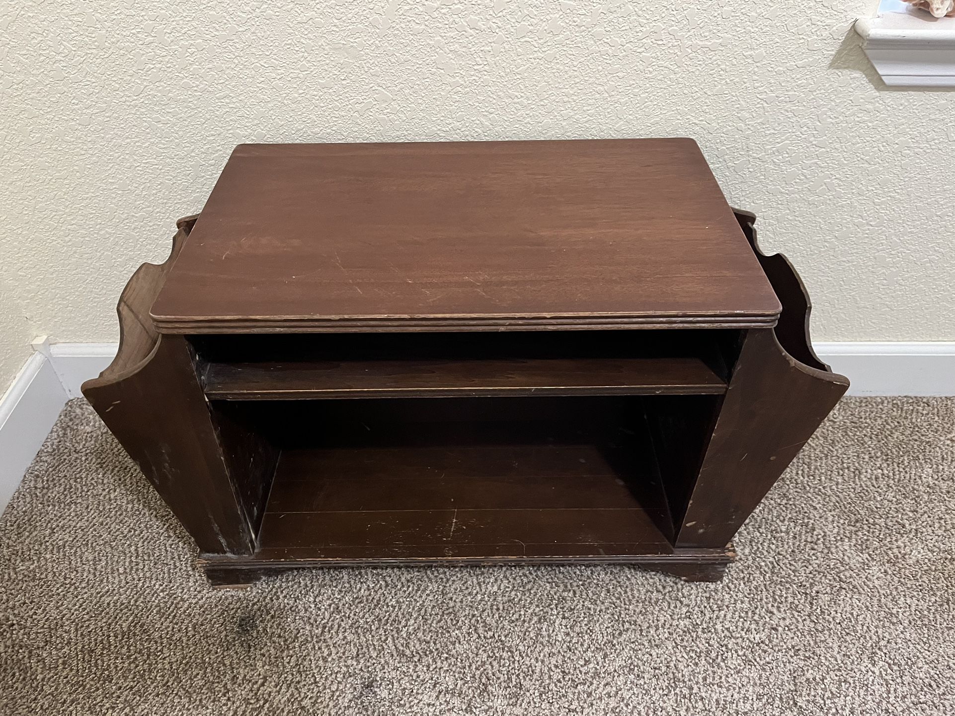 Small Wooden Side Table/TV stand