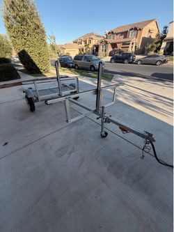 Kayak”s. Aluminum trailer