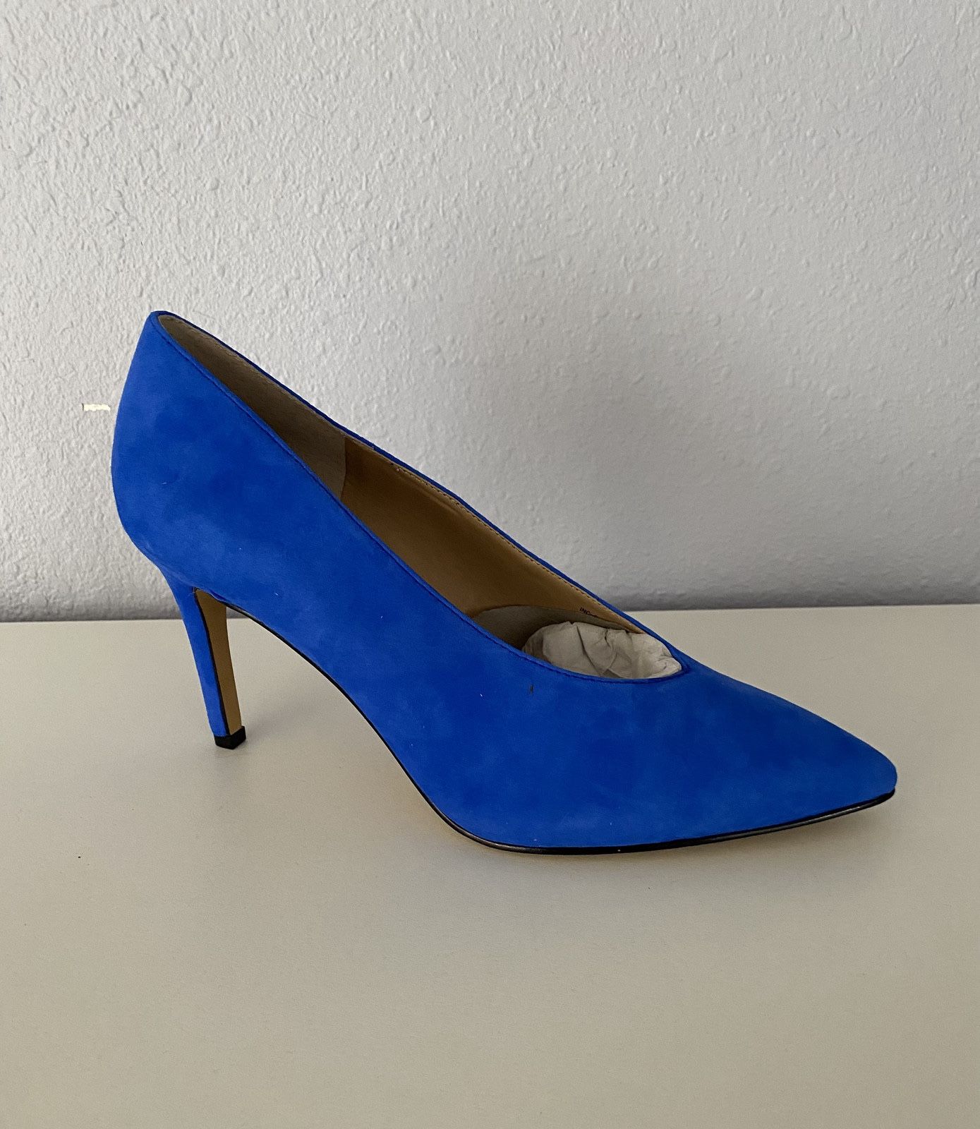 I.N.C. Heels/Blue Suede/6.5 (37)