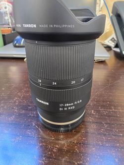 The Tamron 17-28mm f/2.8 Di III RXD