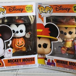 Funko Pop Disney  Halloween 🎃 Mickey and Minnie Mouse 