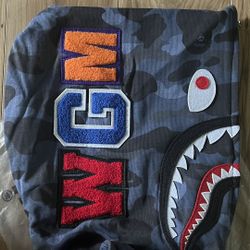 Blue Bape Hoodie 