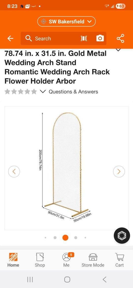 Arched Stand With Mesh