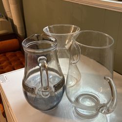 Clear Glass Pitcher’s 