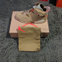 Travis Scott Jordan 6 British Khaki 