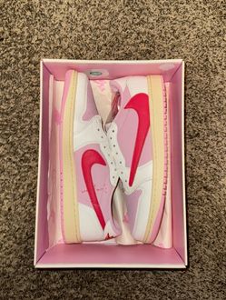 Jordan 1 low Travis Scott Sail Tropical Pink