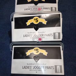 Bobbie Brooks Ladies Jogger Pants With Elastic Waistband