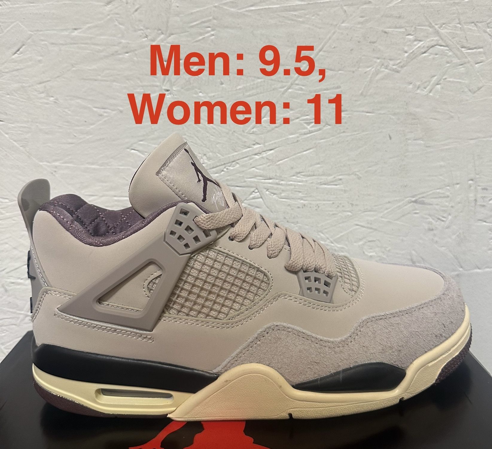 Jordan 4, Men Size 9.5, New