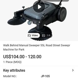 Walk Behind Street Sweeper 