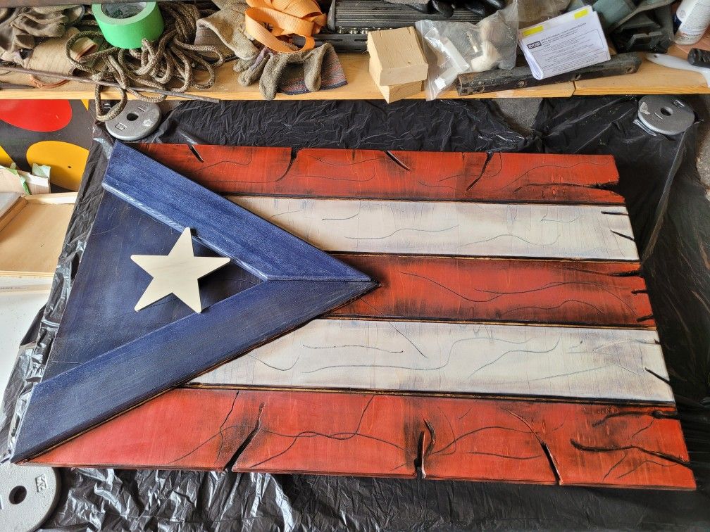 Puerto Rico Flag 40x25