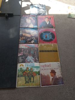Lot of 9 Vintage Latin Vinyl Records