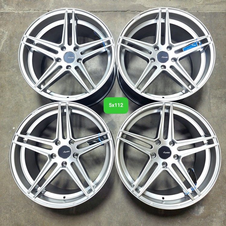 N204 Advanti Racing Rein Hyper Silver Wheels 19 inch Wheels for Sale in ...