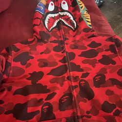Red Bape Jacket With 