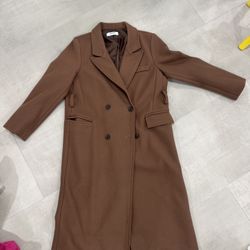 * SALE AS IS* NEW LONG COAT WOMAN ( Make In Korea)