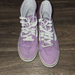 Pastel Purple Vans Shoes Men's Size 6 Women's Size 9