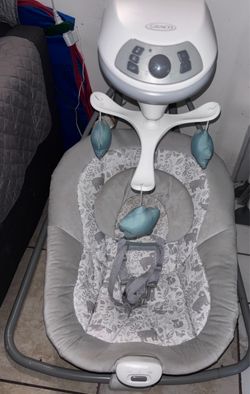 Draco simple sway baby swing and baby swing and bouncer chair