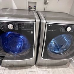 LG Smart Wi-Fi Enabled Front Load Washer and Dryer
