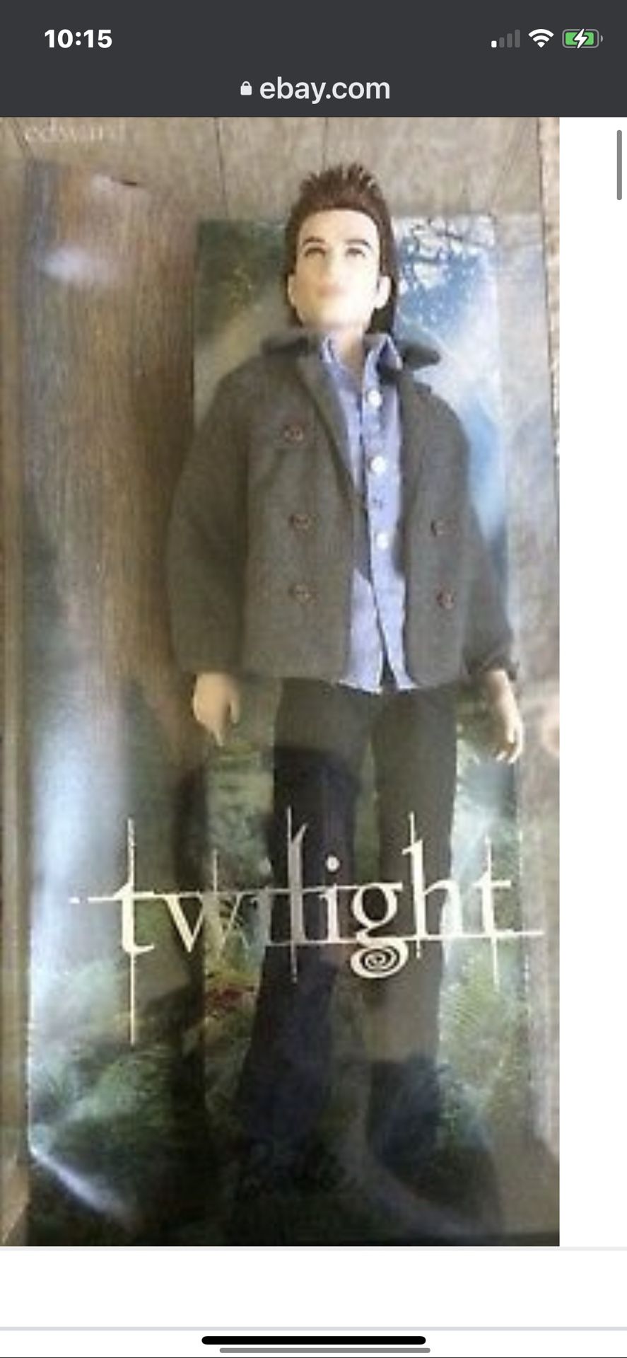 Twilight Edward Doll