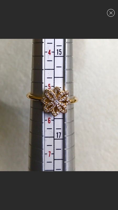 Pandora 14k Gold LACE BOTANIQUE G585 ALE Ring !!! for Sale in