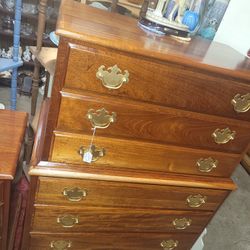 7 Drawer Dresser Pure Wood 