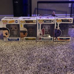4 Funko Pops $7 Each Or $20 All Together 