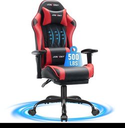 JONPONY Big and Tall 50... JONPONY Big and Tall 500LBS Gaming Chair, Ergonomic Desig...