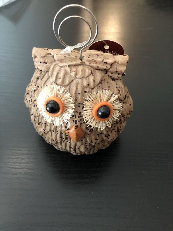 Owl picture holder