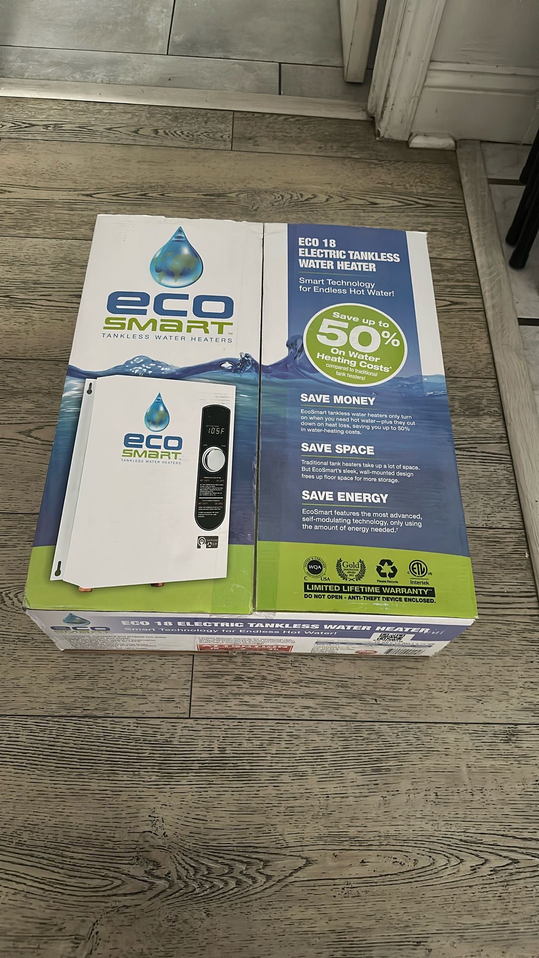Eco 18 Electric Tankless Water Heater Brand New