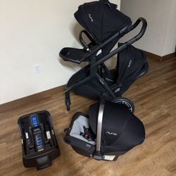 Uppababy Demi grow Stroller and Car seat 