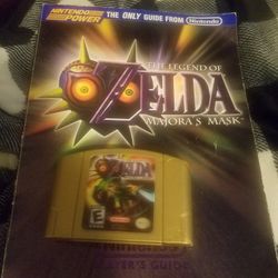 Collector Edition Gold Majora's Mask N64 Game