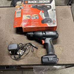 Black N Decker 7.2v Drill 