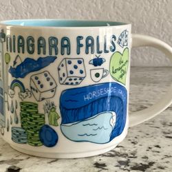 Starbucks Niagara Falls Coffee Mug Cup Been There Series 14 Oz