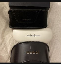 Authentic Luxury Sunglass Cases-Gucci Tom Ford YSL