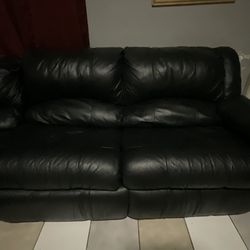 Leather couches