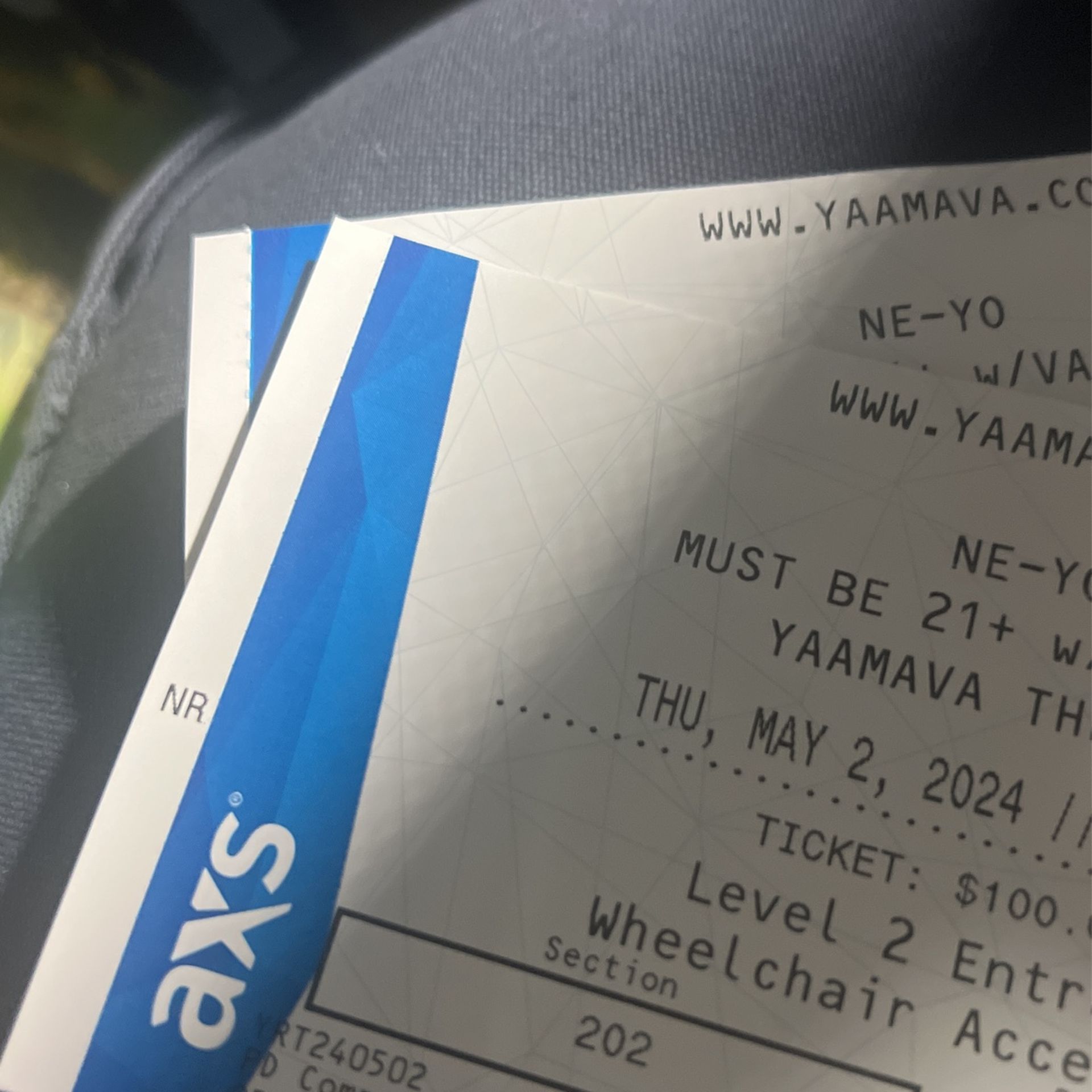 2 Tickets For NE-YO At Yaamava Theater 