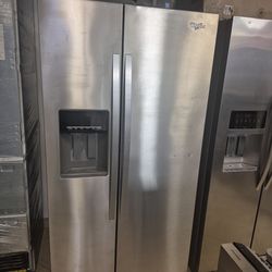 Whirlpool counter depth side by side refrigerator