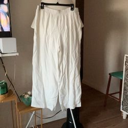 Summer Pant Size L New White
