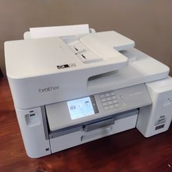 Brother MFC-J5855DW INKvestment Tank Color Inkjet All-in-One Printer up to 11” x 17” Printing Capabilities  With Ink