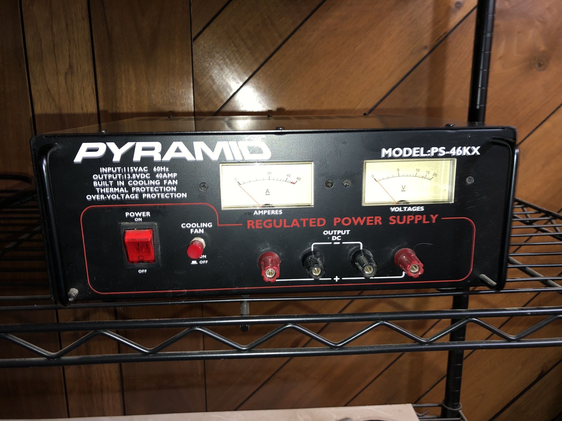 PYRAMID CB Radio POWER SUPPLY MODEL PS-46KX