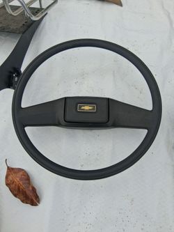 Old classic chevy steering wheel