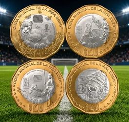 Monedas del mundial México