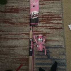 Girls Fishing Pole